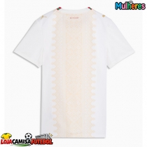 Camisa de Futebol Marrocos Equipamento Secundário Mulheres Mundo 2026 Manga Curta